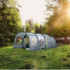 Coleman Vail 4L Tunneltent - Familie Tent - 4-Persoons - Grijs/Groen -Goedkope Licht Tent Winkel 1200x996 1