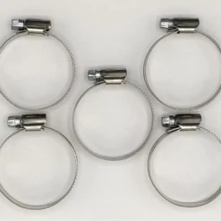 5X RVS SBS Slangen Klem Spanwijdte 32-50mm, 12 Mm Breed (WS2EUR)
