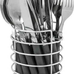 Bo-Camp - Bestekset - In Mandje - 24-Delig - 6 Persoons