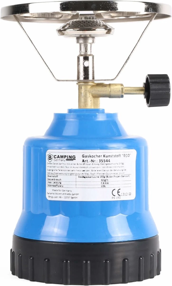 B-Camping Gaskooktoestel Kunststof - 800W 3 B-Camping Gaskooktoestel Kunststof - 800W