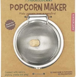 Kikkerland Huckleberry Popcorn Maker - Maak Je Eigen Popcorn - Popcornpan - Kampvuur - Buitenspeelgoed - Buitenspelen - Kamperen -Goedkope Licht Tent Winkel 725x1200