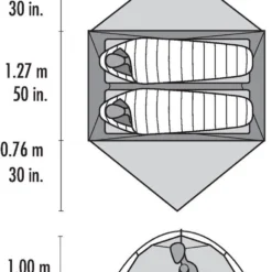 Msr Hubba Hubba Nx Tunneltent - Groen - 2 Persoons -Goedkope Licht Tent Winkel 758x1200