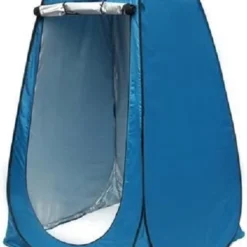 Merkloos 4 In 1 Pop-up Douchetent Voor Omkleden, Douchen, Toilet En Opslag - 1 Persoons Tent - Camping Douche En Omkleedtent - Inclusief Haringen En Draagtas - 190 X 110 X 110 Cm Blauw -Goedkope Licht Tent Winkel 788x1200