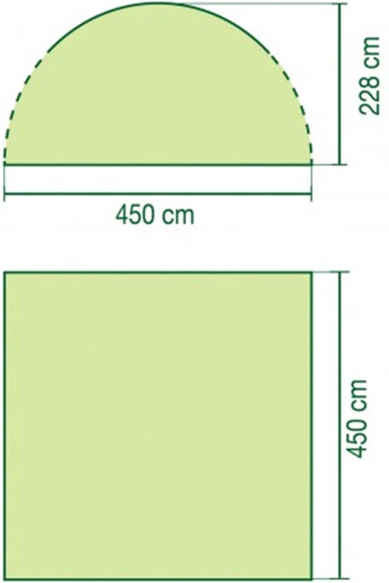 Coleman Event Shelter XL Partytent - 4.50 X 4.50 Meter - Groen/grijs 4 Coleman Event Shelter XL Partytent - 4.50 X 4.50 Meter - Groen/grijs - Afbeelding 2