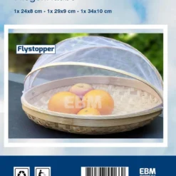 Voedselkap - Vliegenkapjes Bamboe Set 3 Stuks - Flystopper -Goedkope Licht Tent Winkel 846x1200