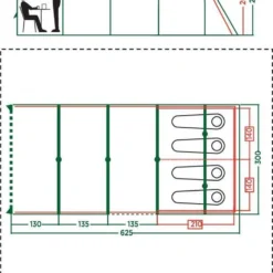 Coleman Vail 4L Tunneltent - Familie Tent - 4-Persoons - Grijs/Groen -Goedkope Licht Tent Winkel 920x1200 3