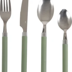 Bo-Camp Bestekset - 4-Delig - 1-Persoons - Groen